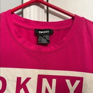 DKNY Bright Fuchsia Logo T-Shirt